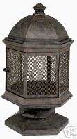 NEW Hyde Park Style OUTDOOR FIREPLACE/CHIMINEA  