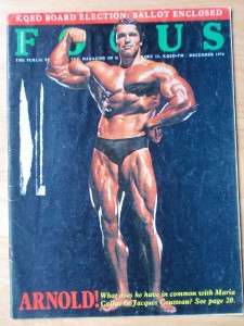 FOCUS magazine/Bodybuilding muscle man ARNOLD SCHWARZENEGGER front 