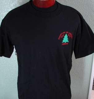 Los Angeles County Fire Department Forestry SHIRT L  