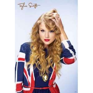 Taylor Swift Union Jack sweater POSTER 23.5 x 34 country music 
