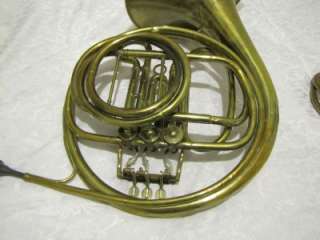 RARE VINTAGE MARTIN BAND FRENCH HORN W/4 TUNING CROOKS SUPER COOL