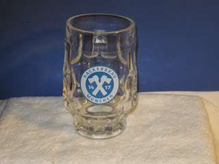 Liter Glass German Beer Mug Hackerbrau Munchen  