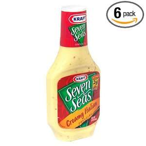 Kraft Seven Seas, Creamy Italian, 16 Ounce Bottles (Pack of 6)  