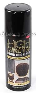   Color Thickener Temporary Spray On Hair   Black 034044123173  