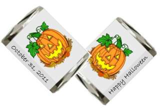 60 Personalized Halloween Hershey Nugget Candy Label Wrappers  