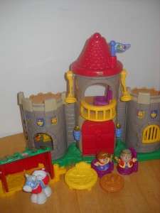 Fisher Price Little People Lil Kingdom Castle King Queen Chairs  