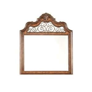    0200 Royal Tradition Arched Dresser Mirror With Metal Scroll Work