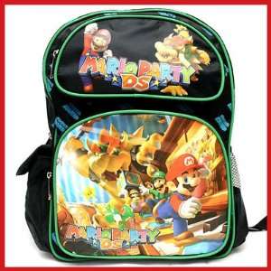  Super Mario Brothers  Mario Party DS Large Backpack Toys 