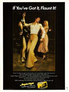 1978 Angels Flight pants ad ~ Lean, Trim, Hard Body CE3  
