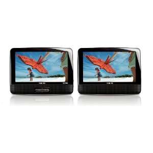   Dual Screens Portable Lcd Dvd Player (9) (Personal Audio / Portable
