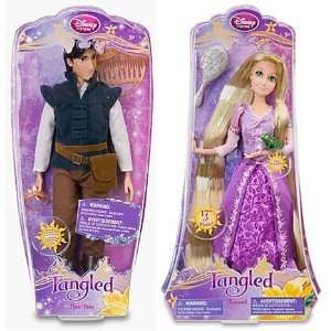   of Tangled 12 Poseable Rapunzel and Flynn Rider Dolls Toys & Games