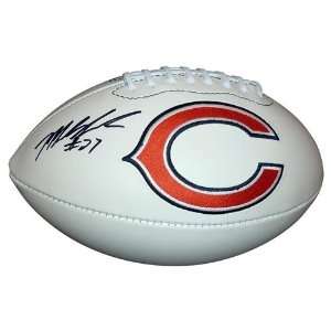   Wright Autographed Chicago Bears Logo Football   Autographed Footballs