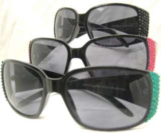 jet black swarovski jimmy crystal bifocal sunglasses 1 5