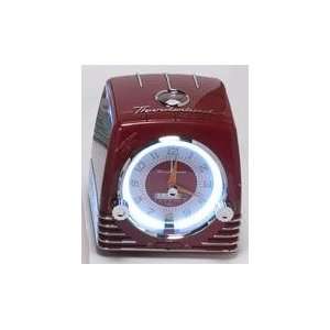    Thunderbird Retro Neon Alarm Clock Radio/CD Red