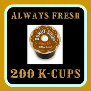 200 Keurig K CUPS Coffee People Donut Shop & more K CUP  