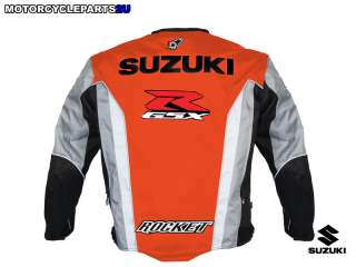 Suzuki Replica Supersport Jacket BLACK/ORANGE/WHITE XL New  
