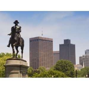 Statue of George Washington, Public Garden, Boston, Massachusetts, USA 