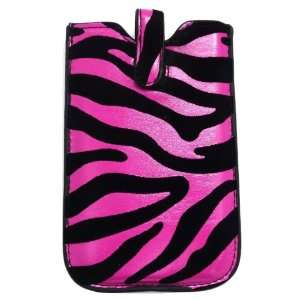  HTC Touch Diamond 2 Pink Zebra Pouch / Case / Sleeve 