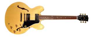 Gibson Custom ES 335 Dot Electric Guitar, Fat Neck, Antique Natural