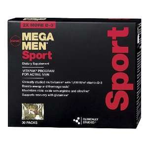  GNC Mega Men Sport Vitapak 30 day New Formula Health 