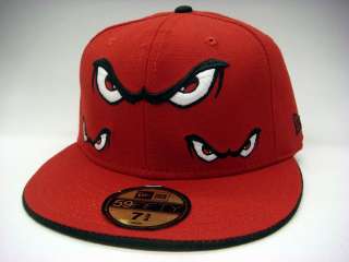 Lake Elsinore Storm Red Black White New Era Fitted Cap  
