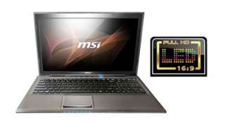    MSI GE620 021US 15.6 Full HD Laptop   Gray