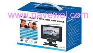 LCD wide angle TV set with USB, media card  