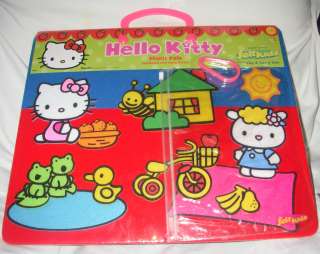 LEARNING CURVE FELT KIDS HELLO KITTY CLIP&CARRY TOTE IMAGINATIVE 
