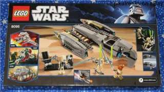 8095 Lego Star Wars GRIEVOUS STARFIGHTER Play Set MISB 673419129107 