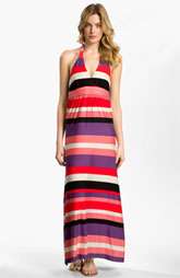 FELICITY & COCO Stripe Halter Maxi Dress $78.00