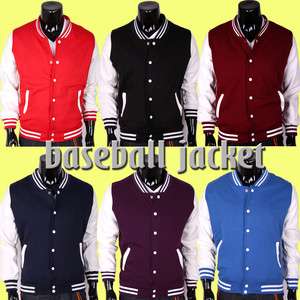   Varsity Baseball Jacket letterman jacket S~XXXL varsity jacket 6Color