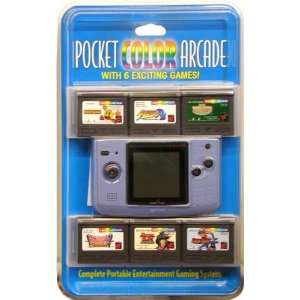   Geo Pocket Arcade handheld Gaming System with 6 Games