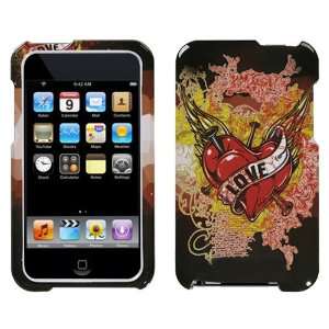 Love Tattoo Phone Protector Cover for Apple iPod Touch (2nd Generation 
