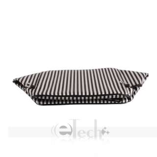 portable black white stripe makeup cosmetic bag features 1 this 