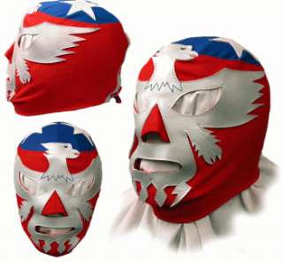 The Patriot Commercial Pro Wrestling Mask WWE WCW WWF  