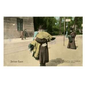 Rag and bone man in Berlin, Germany, late 19th or early 20th century 