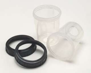 Hard cup that supports and holds the PPS mini flexible liner, part 