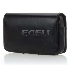   BLACK LEATHER CASE HOLSTER BELT CLIP FOR HTC DESIRE HD Electronics
