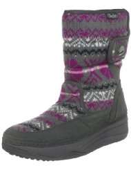 Skechers Womens Tone Ups Chalet  Carve Midhigh Sweater Puff Boot