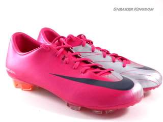 Nike Mercurial Miracle FG Cherry Pink/Navy Blue Soccer Cleats Boots 