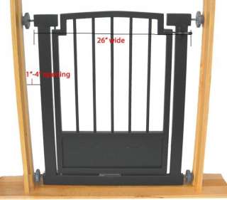 32 H Indoor DOG GATE Safety pet fence METAL 28 34 W  