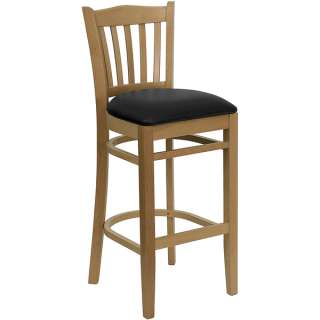 10) Wood Frame Bar Stools Dining Restaurant Chairs  