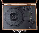 NEW Pyle Retro Belt Drive Turntable W/ 2 Built in Speakers USB to PC 
