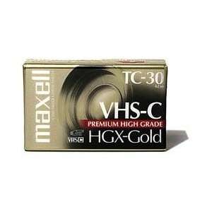  Maxell HGX Gold Premium High Grade VHS C Videocassette 