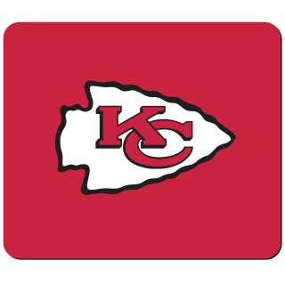 KANSAS CITY CHIEFS Logo NFL RED Silk Screened Team Mouse Pad NEW 