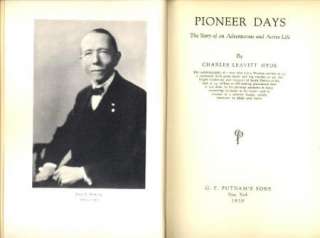 PIONEER DAYS BY CHARLES L. HYDE   SOUTH DAKOTA RANCHING  
