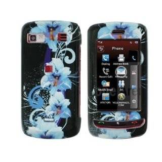   Cover With Blue Flowers Design Case for LG Xenon GR500 (At&t) [WCL180