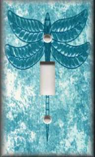 Light Switch Plate Cover Blue Dragonfly  