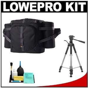  Lowepro Outback 300 AW (Black) Digital SLR Camera Beltpack Bag 