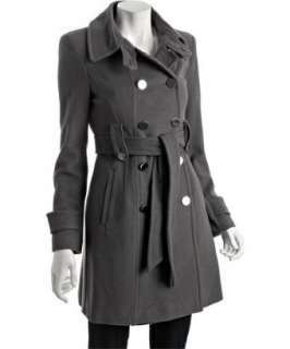 Elie Tahari tusk wool double breast belted coat  BLUEFLY up to 70% 